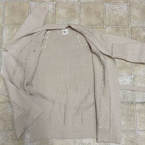 Effeci Cream Knit Sweater Size S